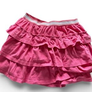 Mini Boden pink skirt / skort with sparkle band detail. Size 13-14Y.